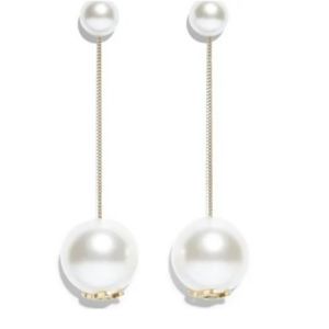 💯 Authentic Chanel pearl earrings